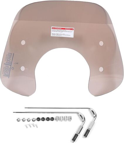 Motorcycle Adjustable Brown ABS Material 13.8x16.9in Fit for GTS300 Primavera150 Spring Sprint150 with Mounting Accessories in Kuwait