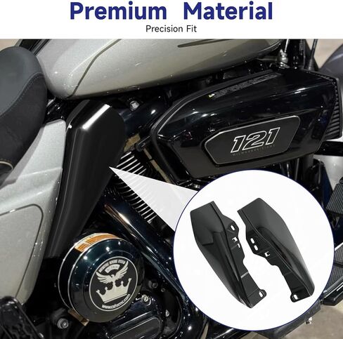 عاكسات هواء متوسطة الإطار للحرارة والرياح متوافقة مع موديلات Harley Davidson Touring 2009-2023 | لـ Road Glide وStreet Glide وRoad King | ملحقات الدراجات النارية ما بعد البيع in Kuwait