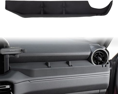 منظم لوحة القيادة من السيليكون من جانب الركاب لعام 2024 2025 تويوتا لاند كروزر 250 و1958 برادو LC250 J250، ملحقات داخلية للسيارة غير قابلة للانزلاق، لوازم ضبط صندوق تخزين مزخرف in Kuwait