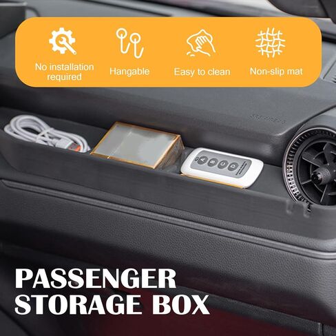 منظم لوحة القيادة من السيليكون من جانب الركاب لعام 2024 2025 تويوتا لاند كروزر 250 و1958 برادو LC250 J250، ملحقات داخلية للسيارة غير قابلة للانزلاق، لوازم ضبط صندوق تخزين مزخرف in Kuwait