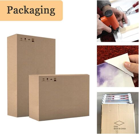 3 قطع من لوحات فنية جدارية من القماش الإسلامي من Pacimo، صور آية الكرسي الله اسم محمد مطبوعة على القماش، ملصق فني إسلامي بالخط العربي لديكور المنزل، قابل للتمدد ومؤطر جاهز للتعليق - 12 بوصة × 16 بوصة × 3 in Kuwait