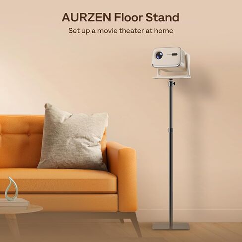 Projector Floor Stand, 15.75"-47.24" Height Adjustable Floor Stand with 1/4 lnch Screw, 360° Rotatable Projector Floor Stand Holds up to 18 lbs, Compatible with Projector, Camera, Phone, Black in Kuwait