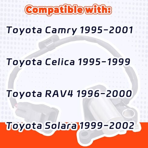 9091905017 Crankshaft Position Sensor Fit for Toyota Camry 1995-2001 Celica 1995-1999 RAV4 1996-2000 Solara 1999-2002,Direct Fit, Waterproof & Durable in Kuwait