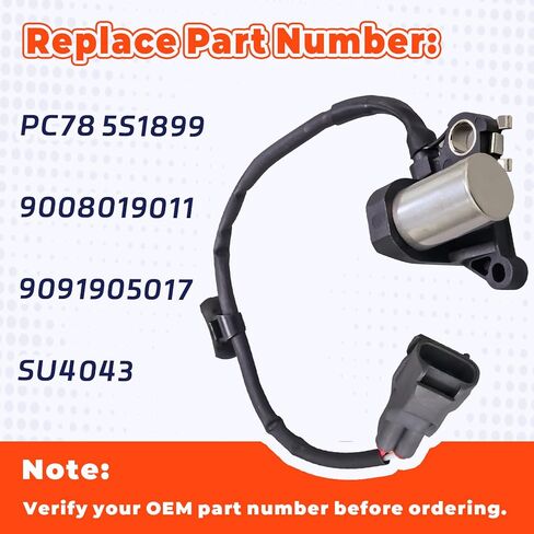 9091905017 Crankshaft Position Sensor Fit for Toyota Camry 1995-2001 Celica 1995-1999 RAV4 1996-2000 Solara 1999-2002,Direct Fit, Waterproof & Durable in Kuwait