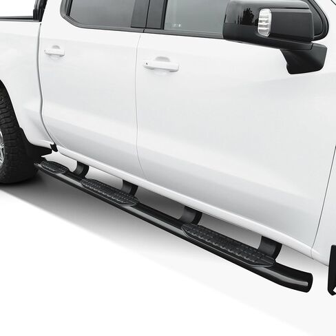 Westin 21-534685 PRO TRAXX 5 Oval Wheel to Wheel Nerf Bars fits 2019-2025 Silverado Sierra 1500 Crew Cab 5'5" Bed (Exc 2019 Silverado LD/Sierra 1500 Limited) Black Pair in Saudi Arabia