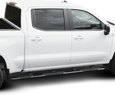 Westin 21-534685 PRO TRAXX 5 Oval Wheel to Wheel Nerf Bars fits 2019-2025 Silverado Sierra 1500 Crew Cab 5'5" Bed (Exc 2019 Silverado LD/Sierra 1500 Limited) Black Pair in Saudi Arabia
