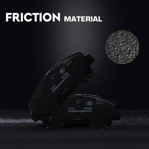 وسادة الفرامل الأمامية D1374 من السيراميك لنيسان روج 2008-2013، روج سيليكت 2014-2015، ماكسيما 2009-2022، سنترا 2007-2012، جوك 2014-2017 | سوزوكي كيزاشي 2010-2013 in Kuwait