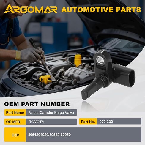 مستشعر سرعة العجلات ABS 970-330 - أمامي يمين وخلفي يمين - يناسب 2003-2018 Toyota Tacoma, 4Runner, FJ Cruiser, Land Cruiser & Lexus GX460, GX470, LX570 - OE# 89542-04020, 89542-60050 in Kuwait