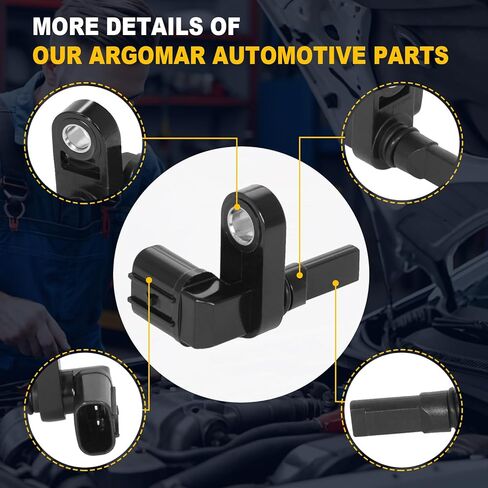 مستشعر سرعة العجلات ABS 970-330 - أمامي يمين وخلفي يمين - يناسب 2003-2018 Toyota Tacoma, 4Runner, FJ Cruiser, Land Cruiser & Lexus GX460, GX470, LX570 - OE# 89542-04020, 89542-60050 in Kuwait