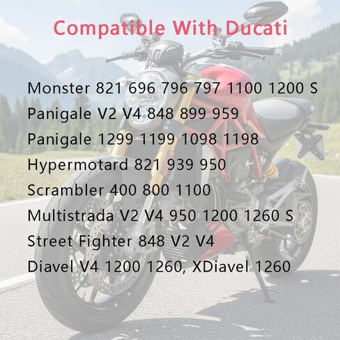 مستشعر سرعة عجلة الدراجة النارية مستشعر فرامل ABS لـ Ducati Monster 696 796 797 821 1100، Multistrada V2 V4 950 1200 1260، Panigale V2 V4 848 899 959، Streetfighter 848 V2 V4 Supersport 939 950 Diavel in Kuwait