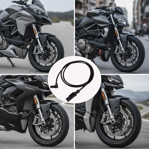 مستشعر سرعة عجلة الدراجة النارية مستشعر فرامل ABS لـ Ducati Monster 696 796 797 821 1100، Multistrada V2 V4 950 1200 1260، Panigale V2 V4 848 899 959، Streetfighter 848 V2 V4 Supersport 939 950 Diavel in Kuwait