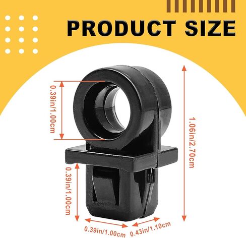 65773-5Z010 Hood Prop Rod Anchor Clip Grommet Compatible with Nissan 2007-2012 Sentra 2004-2008 Quest Hood Prop Rod Anchor Clip Grommet in Saudi Arabia