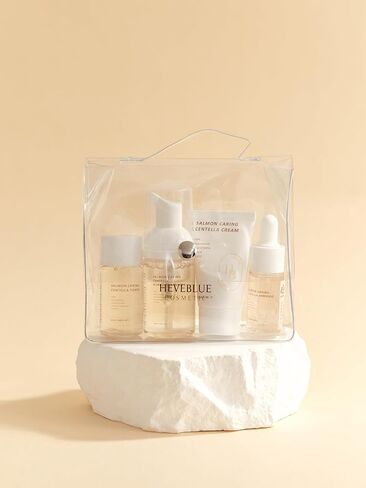 HEVEBLUE Salmon Caring Centella Special Travel Kit Bag in Kuwait