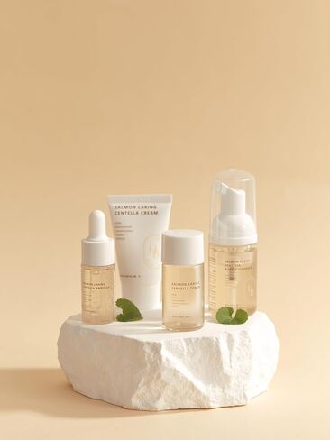 HEVEBLUE Salmon Caring Centella Special Travel Kit Bag in Kuwait