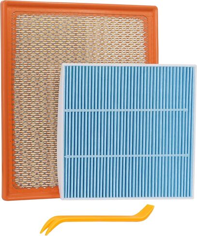 حزمة كومبو لمرشح هواء المحرك وفلتر هواء المقصورة-متوافقة مع Toyota Tacoma V6 3.5L 2016 2017 2018 2019 2020 2021 2022 2023-CF10374&CA11895 in Kuwait