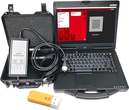 for Deutz Engine Diagnostic Scanner Tool with Deutz Decom Serdia Software Support Can K/L-Line for Decom Controllers Diagnosis Kit(with V2010 Software & 4.0 Dongle & Laptop Cf53) in Kuwait