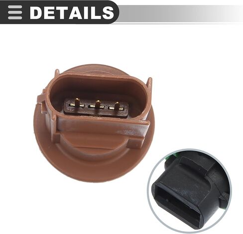Motoforti Turn Signal Light Park Stop Marker Lamp Bulb Socket Holder, for Ford F-250 Super Duty 2017, Plastic, No.9E5Z-13411-B, Brown in Saudi Arabia