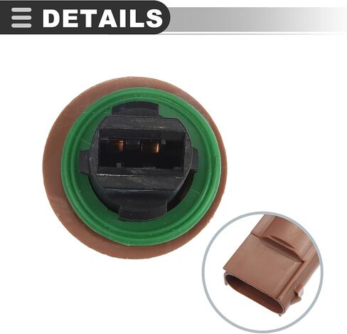 Motoforti Turn Signal Light Park Stop Marker Lamp Bulb Socket Holder, for Ford F-250 Super Duty 2017, Plastic, No.9E5Z-13411-B, Brown in Saudi Arabia