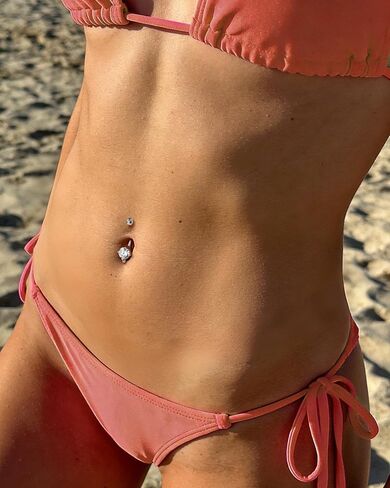 COCHARM 925 Sterling SIlver Belly Button Rings 14G 10MM Navel Rings for Women Surgical Steel Belly Button Piercing Jewelry in Saudi Arabia