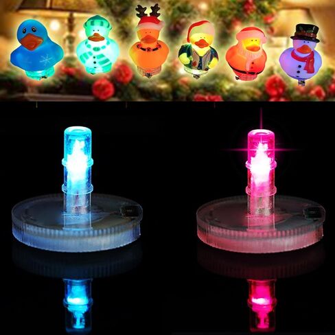 Light Up Duck Plugs, Led Light Duck Plug Holder,16 Luminous Modes On-Off Control Led Lamp Rubber Duck Mount, Duck Holder Mount for Car Lover Car LED Lights Christmas (Excluding Rubber Duck) (2PCS) in Kuwait