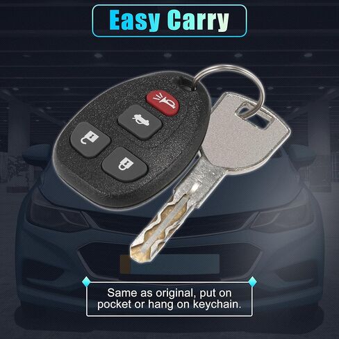 X AUTOHAUX 315MHz KOBGT04A Keyless Entry Remote Car Key Fob for Chevy Malibu HHR for Pontiac G5 G6 Grand Prix Solstice for Saturn Aura Sky for Buick Lacrosse 15252034 4 Buttons in Saudi Arabia