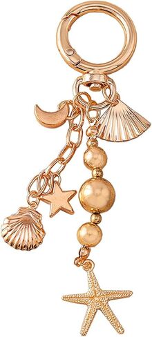 Gold Bag Charms Keychain, Cute Car keyrings Purse Handbags Accessories Women Gifts in Kuwait