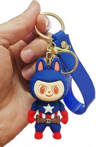 Cute Keychain for Women Men Anime Kawaii Keychain, Cartoon Backpack Key Chain Accessories Car Bag Purse Charms in Saudi Arabia