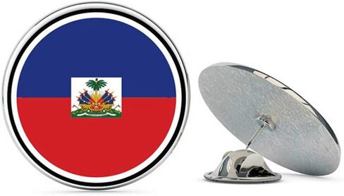 Haiti Flag Metal 0.75" Lapel Hat Pin Tie Tack Pinback in Saudi Arabia