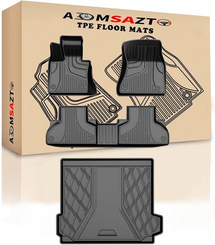 AOMSAZTO Cargo Mat and Backrest Mat Compatible with BMW X5 2019-2026 ONLY 5 Seats (Non 45e & 7-Seats Models): TPE All Weather Protection Car Cargo Liner Trunk Liner for BMW X5 G05 Accessories in Saudi Arabia