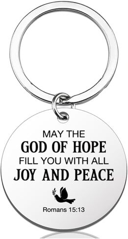 Bible Verse Keychain Christian Gifts for Women Men, Spiritual Gifts for Catholic Birthday, Scripture Key Chain in Kuwait