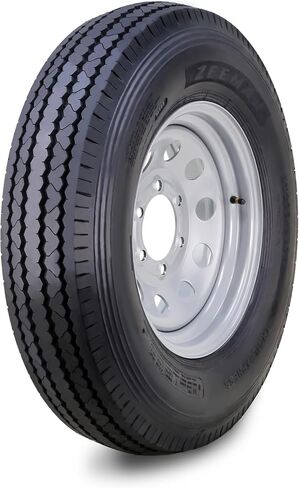 Trailer Tire Wheel Assembly ST205/90D15 8-Ply D 113L 6 Lug on 5.5" PCD Silver Mod Rim in Kuwait