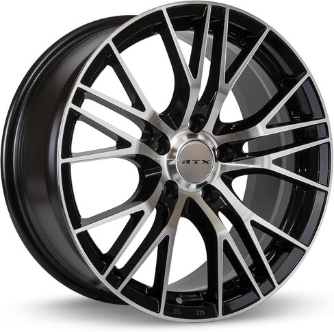 Alloy Wheel, Vertex 20x8.5 5x114.3 ET38 C73.1 Black Machined in Saudi Arabia