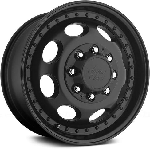 Vision 181 Hauler Dually Front 17x6.5 8x210 Matte Black Wheel Rim 17" Inch in Saudi Arabia
