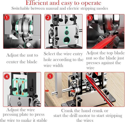 آلة تجريد كابلات الأسلاك اليدوية، آلة تجريد الأسلاك النحاسية 0.06-1 بوصة، مقشرة الأسلاك الكهربائية، أداة تجريد الأسلاك اليدوية التي تعمل بالحفر، أداة تجريد الأسلاك لإعادة تدوير خردة النحاس in Kuwait