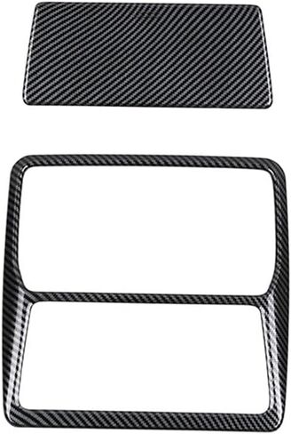 Front and Rear Reading Light Lamp Cover Trim fit for Toyota Grand Highlander 2024 2025 Interior Center Consoles Decoration Car Accessories 2PC Carbon Fiber Color in Kuwait
