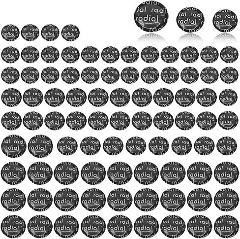 90PCS Car Tire Repair Patch, 32mm 42mm 58mm Round Rubber All Purpose Tire Tyre Puncture Fast Fix Patch, Heavy Duty Automotive Wheel Repair Kits, Universal for Vehicles in Saudi Arabia