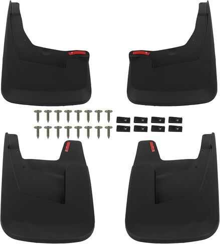 SCITOO 4PCS Mud Flaps Front & Fear Splash Guard set suitable for Ram 1500 2019-2024 ‎82215488AB,82215489AB,82215488AC,82215488AD,82215489AD in Saudi Arabia