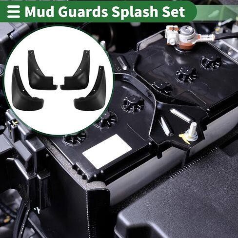 واقيات الطين من Motoforti واقيات الطين لسيارة Hyundai Accent 2007-2010 مع ملحقات التركيب in Kuwait