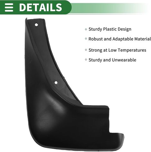 واقيات الطين من Motoforti واقيات الطين لسيارة Hyundai Accent 2007-2010 مع ملحقات التركيب in Kuwait