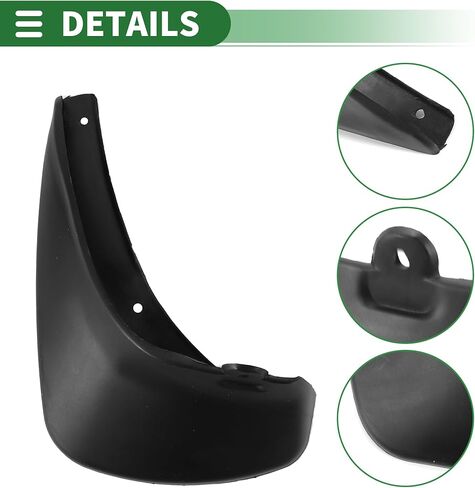 واقيات الطين من Motoforti واقيات الطين لسيارة Hyundai Accent 2007-2010 مع ملحقات التركيب in Kuwait