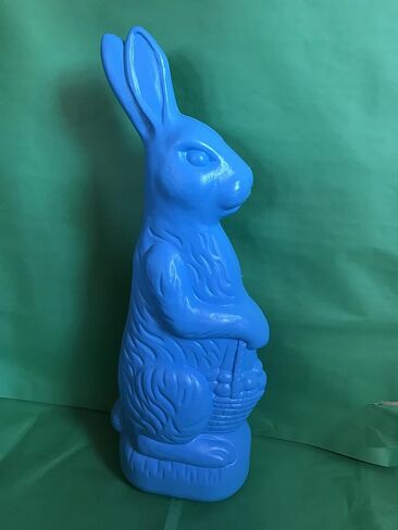 Easter Rabbits Giant Pastel Blow Molds Statue in Saudi Arabia