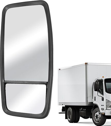 Side Door Mirror Left Driver Side Fit for 2007-2023 ISUZU NPR NPR-HD NPR-XD NQR NRR for 2008-2023 Chevy GMC W3500 W4500 W5500 Truck Rear View Mirror Replaces 8980493150 (Right Side) in Kuwait