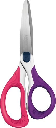Maped Sensoft School Scissors with Asymmetric Flexible Handles, 5 Inch, Blunt, Assorted Colors (484410US) in Saudi Arabia