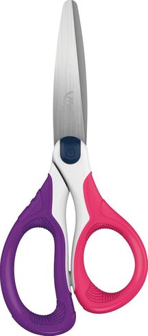Maped Sensoft School Scissors with Asymmetric Flexible Handles, 5 Inch, Blunt, Assorted Colors (484410US) in Saudi Arabia
