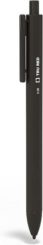 TRU RED Retractable Gel Pens, Extra Fine Point 0.38mm, Black Ink, 15 Pack – Quick‑Dry Pens for Detailed, Smear‑Free Writing in Saudi Arabia