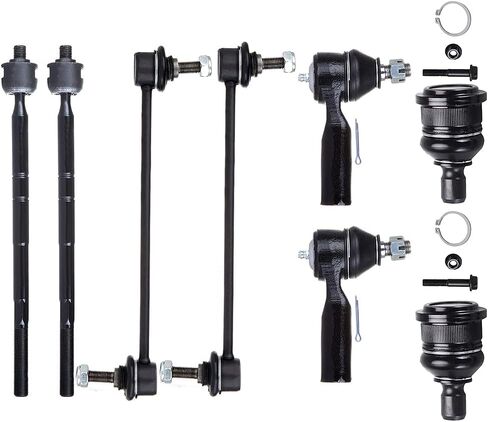 SCITOO 8pcs Front End Suspension Kit fit 2001-2004 for Ford Escape for Mazda Tribute Outer Inner Tie Rod End Lower Ball Joint Sway Bar Link in Saudi Arabia