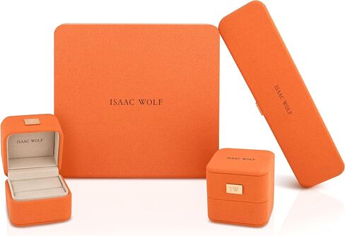 ISAAC WOLF 10k Gold 2 Carat Oval Cut Moissanite Rings Classic Engagement Ring in Saudi Arabia