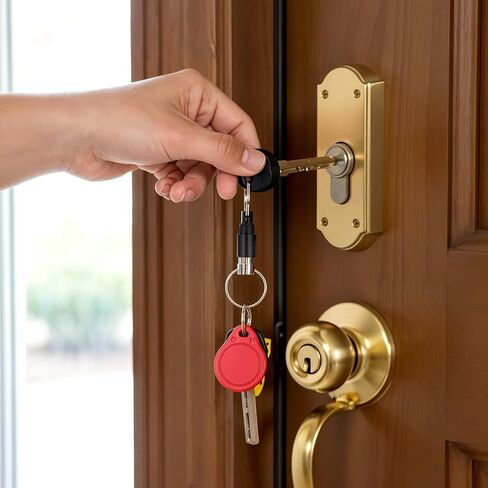 Detachable Quick Release Keychain, Pull Apart Key Ring with Split Rings for Car Keys, Bag, Purse, Belt, Heavy Duty Metal Key Holder in Saudi Arabia