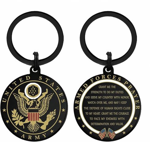 Gezxin Army Gifts for Men, Gift for Army Retirement Christmas Veterans Day Birthday Graduation Going Away Keychain in Military in Saudi Arabia