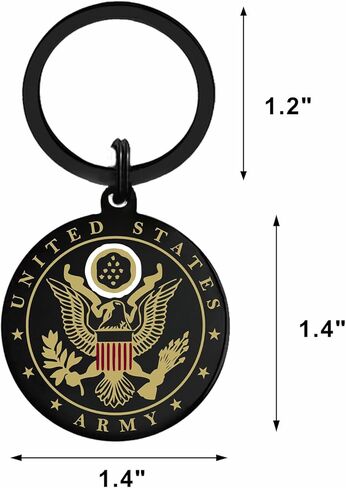 Gezxin Army Gifts for Men, Gift for Army Retirement Christmas Veterans Day Birthday Graduation Going Away Keychain in Military in Saudi Arabia